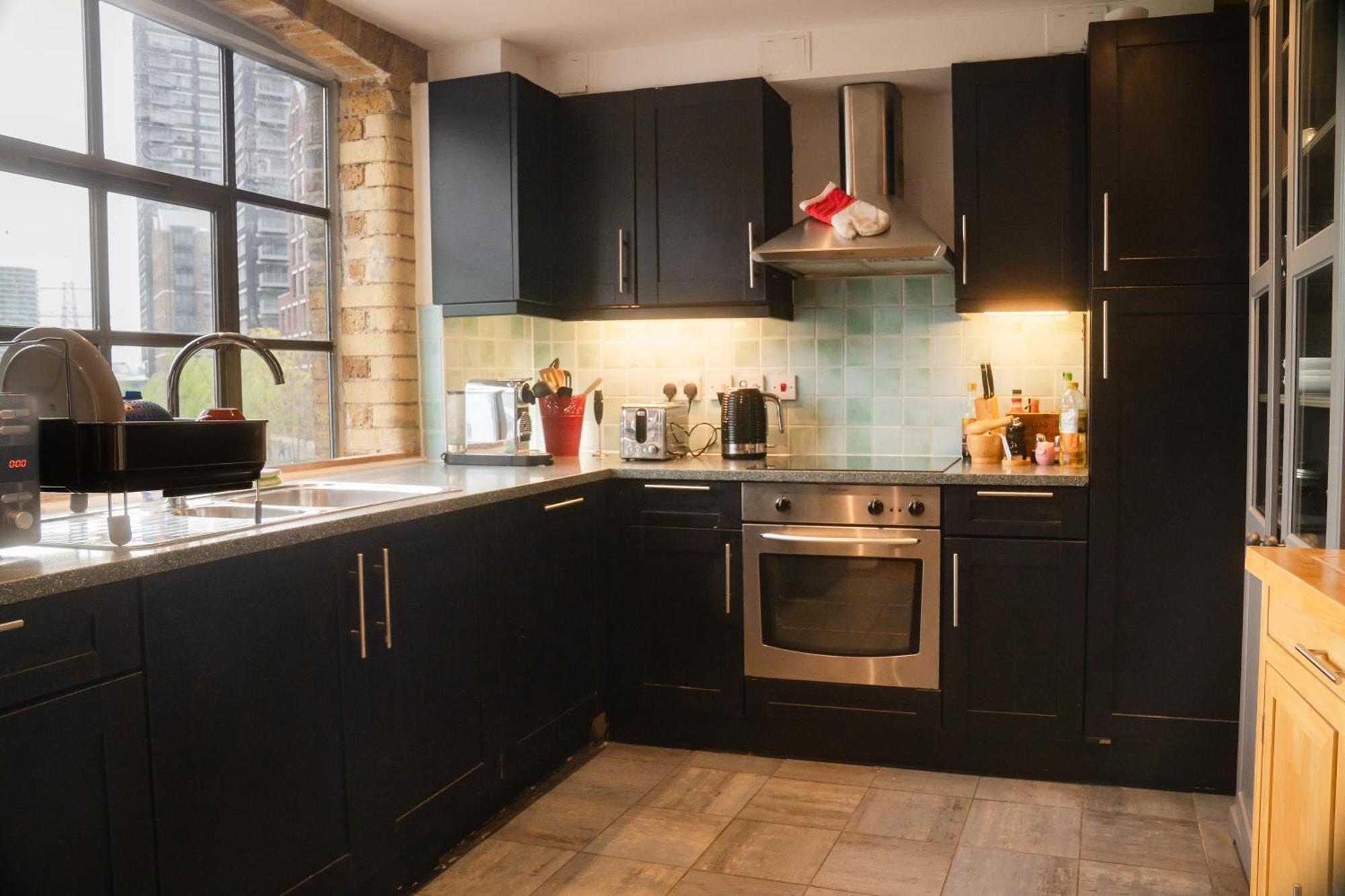 Loft Style Apartment Near O2, Abba Voyage, Excel 伦敦 外观 照片