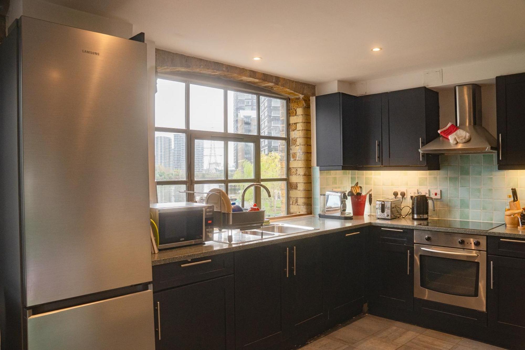 Loft Style Apartment Near O2, Abba Voyage, Excel 伦敦 外观 照片